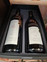 Jacob's Creek, two vintage bottles dated 1999 & 2002, of Shiraz and Chardonnay