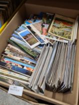 Large quantity of postcards