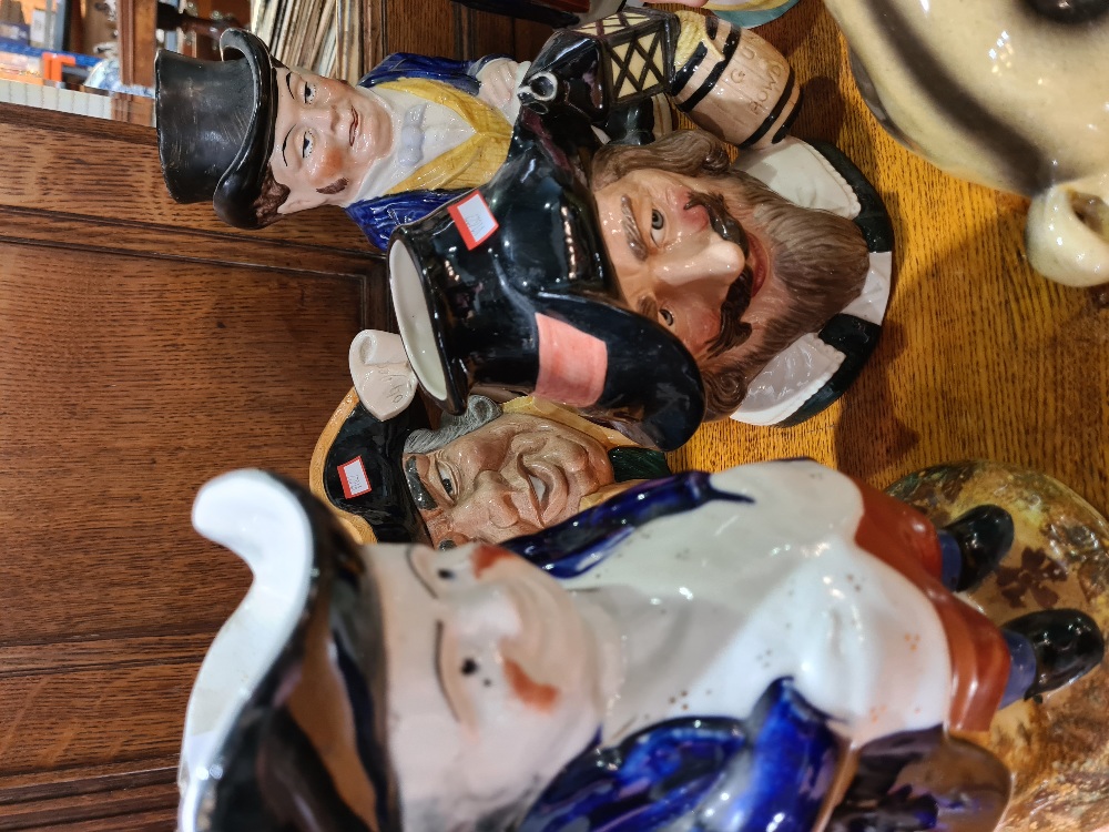An antique Toby Jug having tricorn lid and others - Image 3 of 3