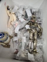 A selection of Star Wars figures, mostly 1990s Kenner