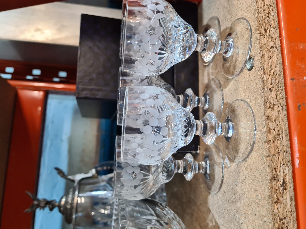 A quantity of glassware including Stuart with some older drinking glasses - Image 2 of 6