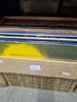 A small quantity of vinyl LP records, 70s and 80s, to include ELO and American groups