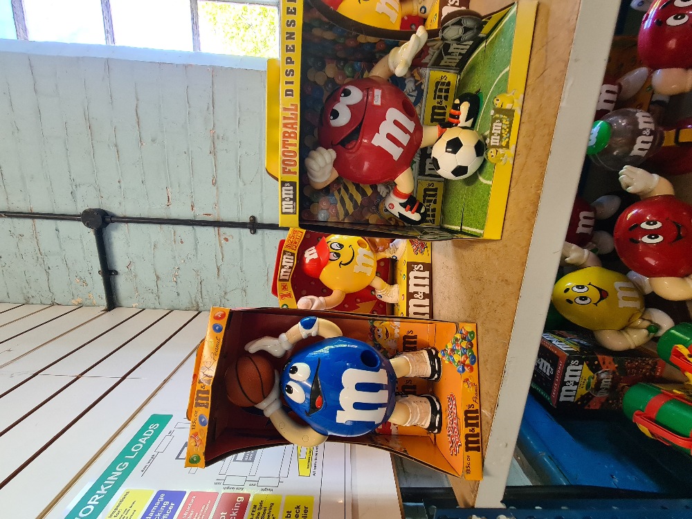 M & M's, a collection of large figure dispensers, all boxed to include alarm clocks - Image 2 of 5