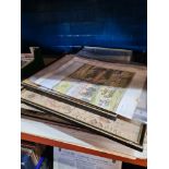 A small quantity of antique maps, old prints and sundry