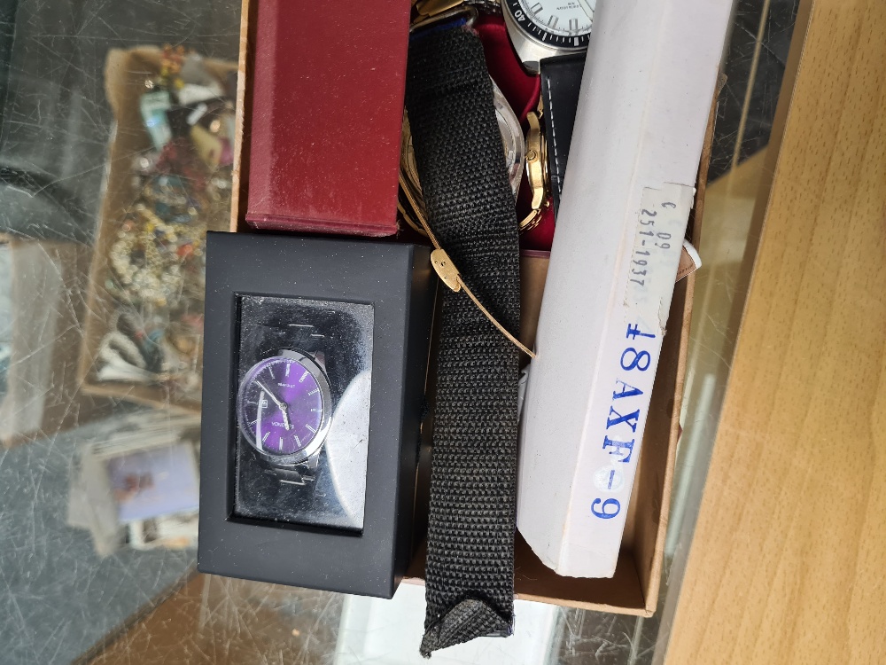Tray of modern fashion watches including purple dial Sekonda, Fossil, Avia, Rotary, etc - Image 3 of 6