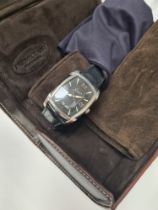 Parmigiani; A Gent's Parmigiani Fleurier wristwatch, Kalpa Grande Steel no. 9215, with black dial, s