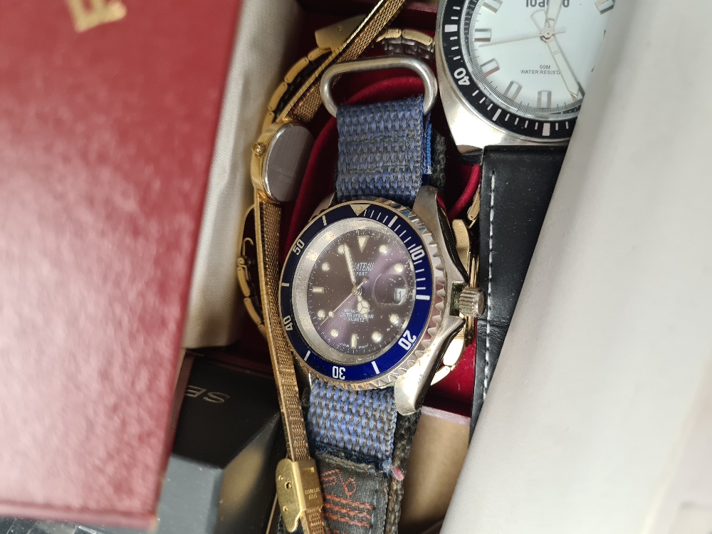 Tray of modern fashion watches including purple dial Sekonda, Fossil, Avia, Rotary, etc - Image 6 of 6