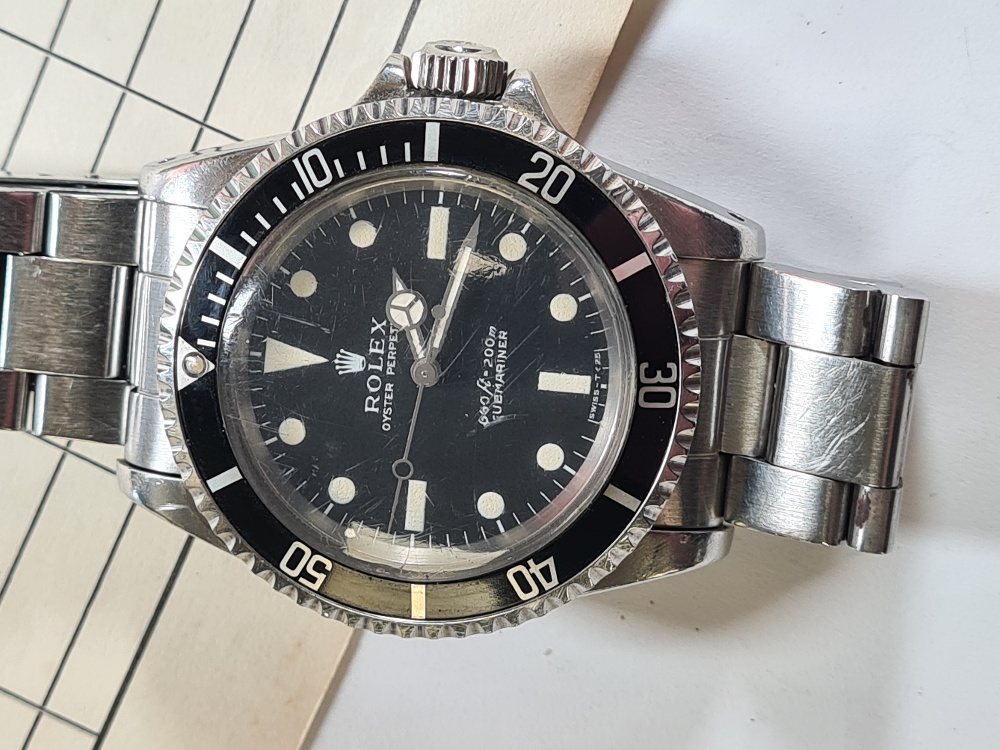 Rolex; a 1970s Rolex Submariner. A lovely gent's Rolex Oyster Perpetual Submariner Diving Watch - th - Image 3 of 8