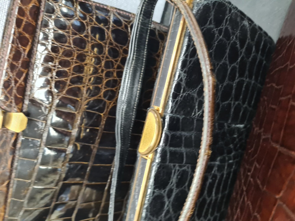 Mixed ladies handbags, some having Crocodile design, some fashion examples - Image 6 of 9