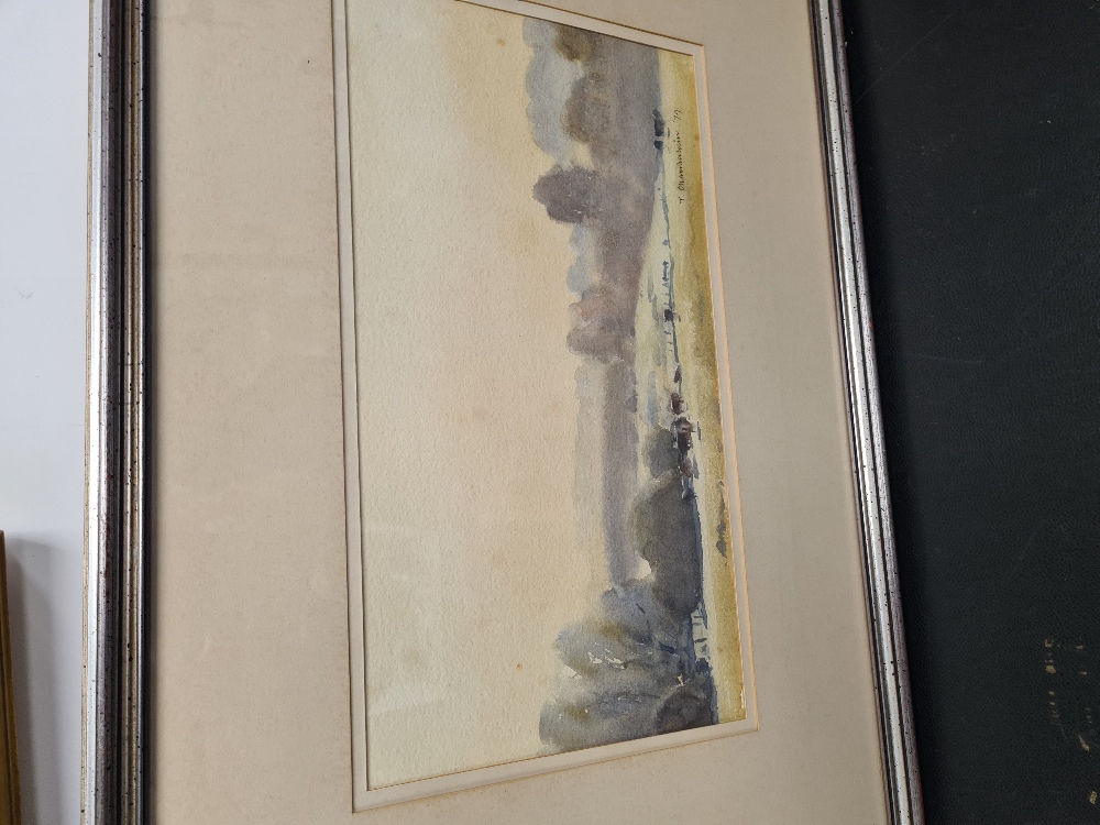 Signe Lundquist - large and small oil, mid century of waterway with bridge, 25.5cm x 21cm, plus a wa - Image 4 of 5