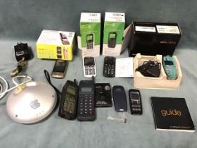 Miscellaneous 90s mobile phones and electronic equipment including a boxed Nokia 3510i with