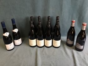 Eight bottles 2014 Laudun Château Courac; two bottles 2015 Paul Jaboulet Aîné Plan de Dieu De Père