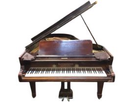 A rosewood cased grand piano by Scheidmayer - Stuttgart, the instrument with a seven octave