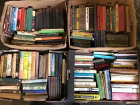 Four boxes of interesting books - gardening, nature, birds, a run of Rudyard Kipling, travel,