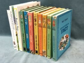 Hardback childrens books - eight 70s Walt Disney illustrated storybooks; the Hutchinson Treasury