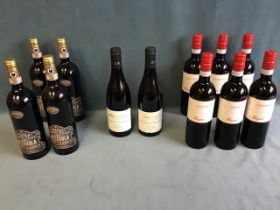 Six bottles Valpolicella 2019 Allegrini; four bottles 2018 Vendemmia Tenuta di Monte-Ficali Mezzuola