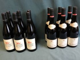 Six bottles of Paul Jaboulet Aîné Gigondas Pierre Aiguille 2016 Millésime Vintage; and six bottles