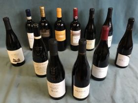 Twelve different - 2015 Le Clos des Cazaux Gigondas, 2016 San Fenice Chianti, 2018 Domain du