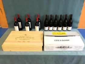 Six bottles Pierre Gaillard Clos de Cuminaille Saint-Joseph 2016; and six bottles Château Gìgault