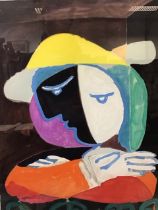 After Picasso, limited edition lithograph from the original in the Marina Picasso Collection, cubist