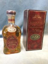 A boxed 70cl bottle of Cardhu whisky, the single Speyside dimpled bottle malt at 49% proof. (70cl)