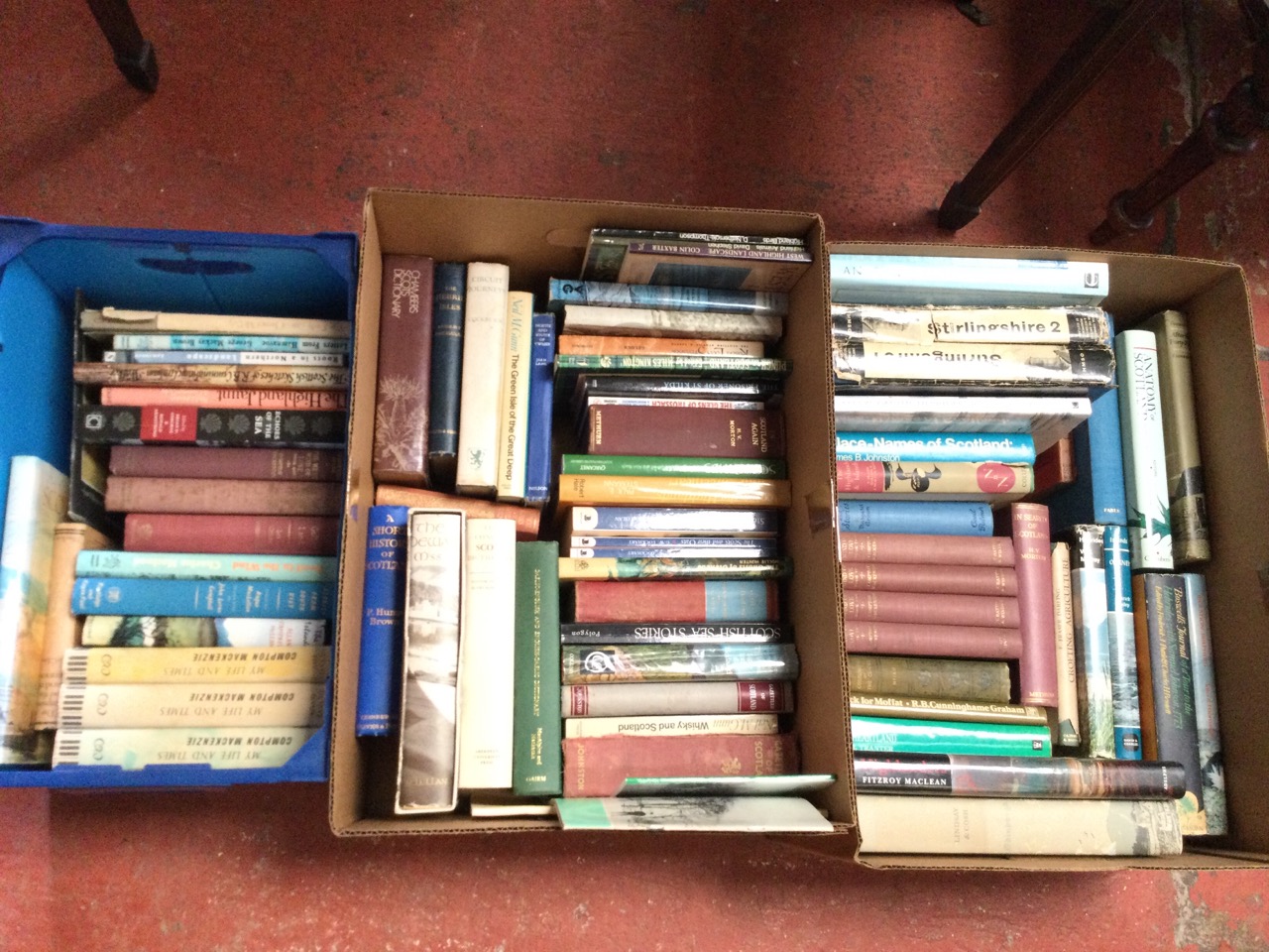 A quantity of Scottish books - clans, histories, runs of Compton Mackenzie, travel, Inveraray,