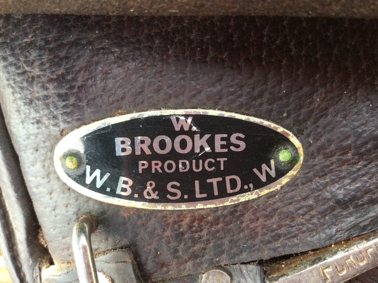 A general purpose leather saddle with forged steel mounts by W Brooke & Son Ltd. - Image 2 of 3