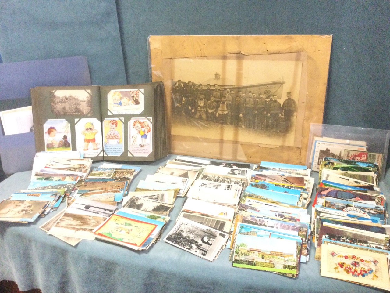 A lifetime collection of postcards from Mrs Nan Downie of Boulmer, with an old album and hundreds of - Image 2 of 3