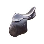 A Lovatt & Ricketts general purpose leather saddle.