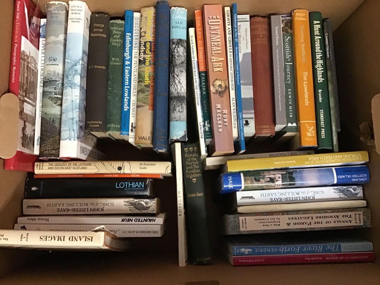 Three boxes of Scottish books - travel, biographies, some signed, Edinburgh, highlands, history, - Image 2 of 3