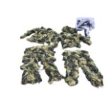 Miscellaneous camouflage shooting gear - two sets of jackets and trousers, a hat, and ten unused