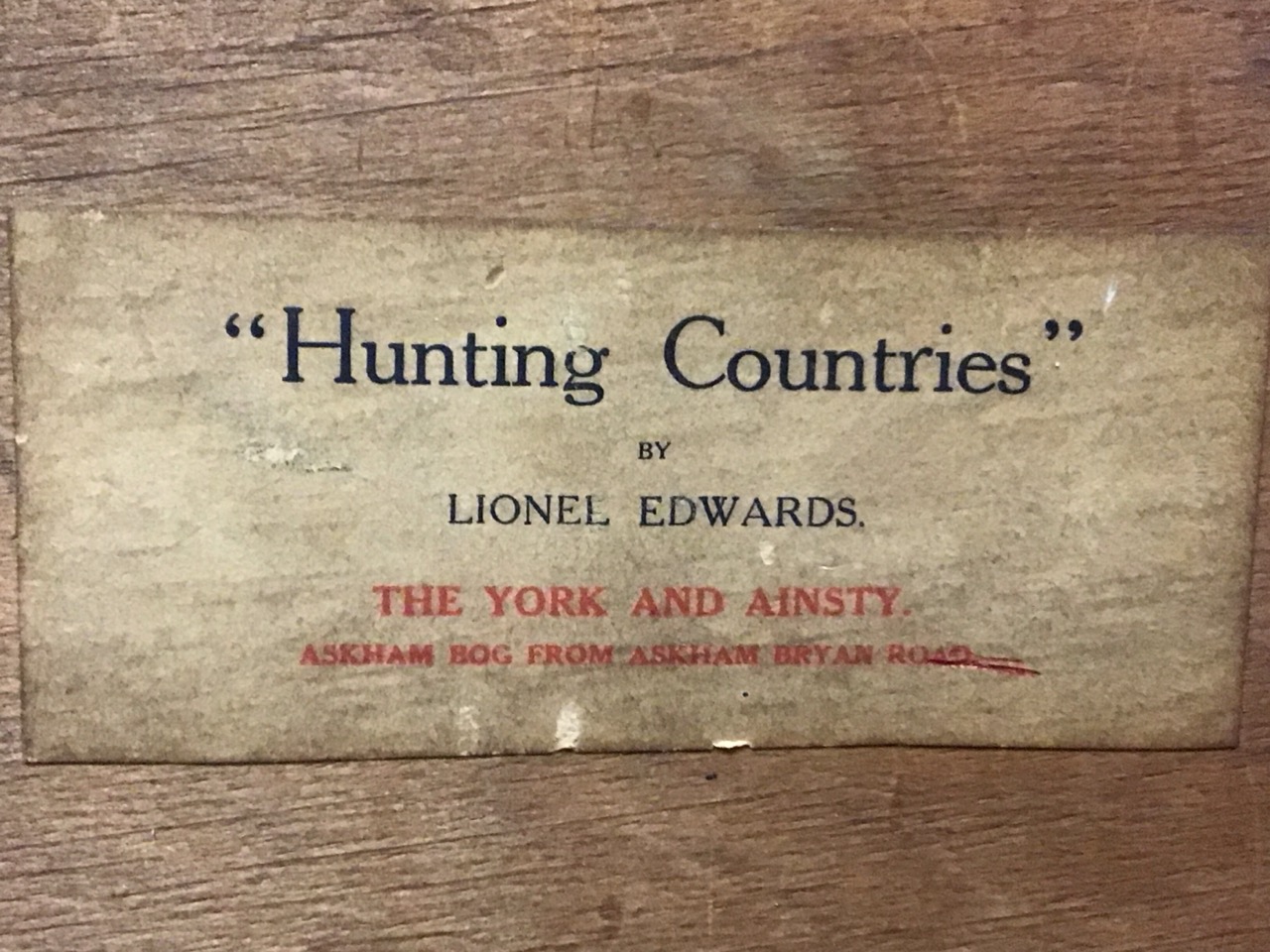 Lionel Edwards, coloured print, hunt in landscape, from the Hunting Countries series, signed and - Image 3 of 3