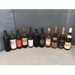Eleven bottles of wine - Lambert & Cie champagne cuvée exceptionelle 1985, Matthias Dostert Mosel-