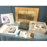 A lifetime collection of postcards from Mrs Nan Downie of Boulmer, with an old album and hundreds of