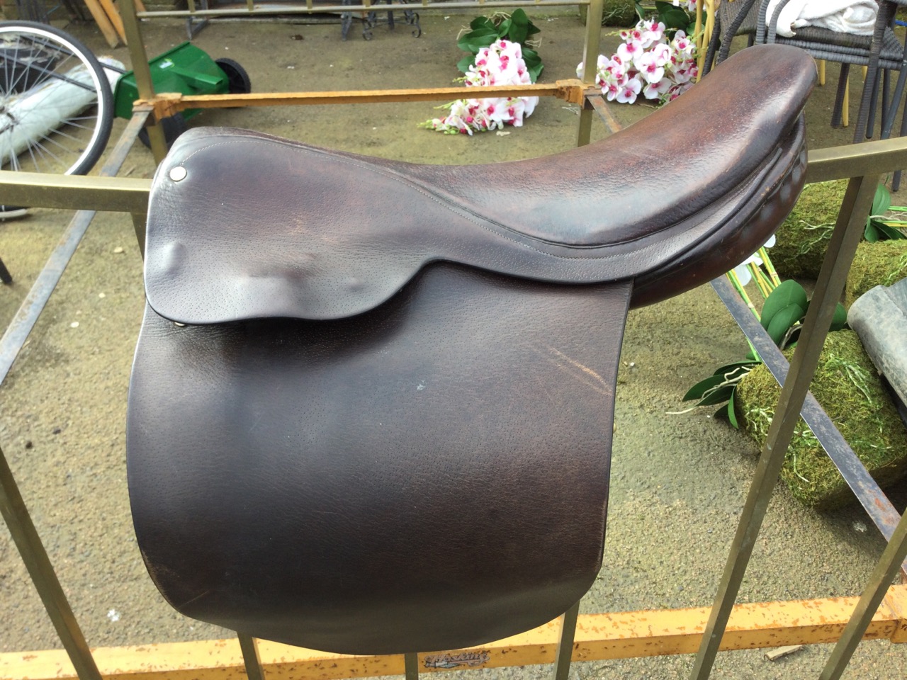 A general purpose leather saddle with forged steel mounts by W Brooke & Son Ltd. - Image 3 of 3