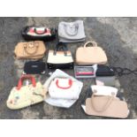 A collection of designer bags and purses - LYDC, Miss Lulu, Radley, faux leather, clutch evening