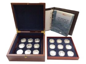The Royal Mint - The History of The Royal Navy Collection silver proof coin set