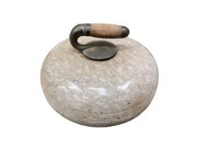 Antique curling stone