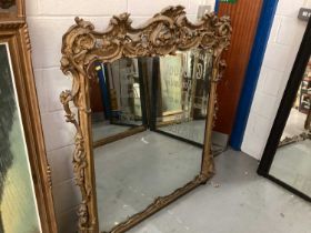 Large gilt framed mirror