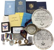 Collection of Masonic related items