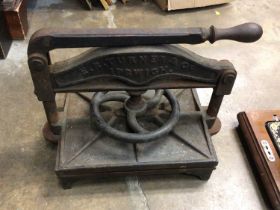 Victorian cast iron book press by E.R.Turner & Co. Ipswich