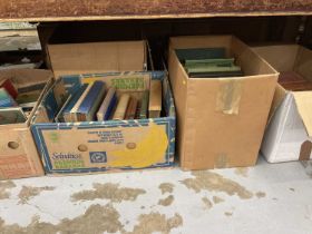 Large collection of assorted books. (6 boxes)