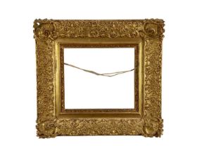 Good 19th century gilt picture frame to take a work 29.5cm x 33.5cm, overall size 53cm x 57cm