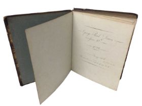 Regency period handwritten manuscript collection of poetry, by George Read Dixon, June 12th 1823, ma