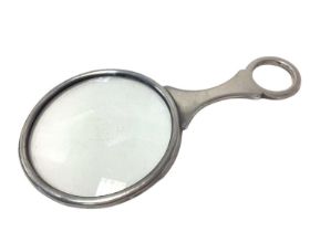 1920s silver magnifying glass