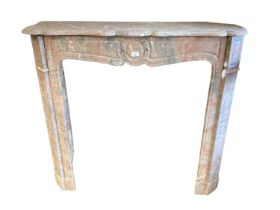 19th century French marble fire surround