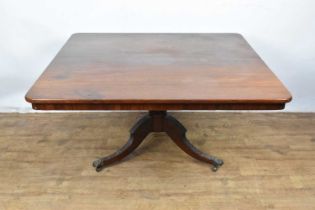 Regency mahogany breakfast table