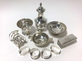 Group of late 19th/early 20th century miscellaneous silver