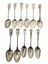 Irish and other silver tablespoons