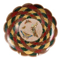 Fine quality Japanese cloisonné dish